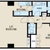 1LDK Apartment to Buy in Osaka-shi Tennoji-ku Floorplan