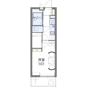 1K Mansion in Taicho - Neyagawa-shi Floorplan
