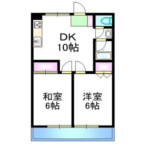 2DK Apartment in Kitaotsuka - Toshima-ku Floorplan