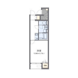 1K Apartment in Motoyamakitamachi - Kobe-shi Higashinada-ku Floorplan