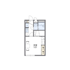 1K Apartment in Higashi - Okegawa-shi Floorplan