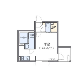 1LDK Mansion in Honamanuma - Suginami-ku Floorplan