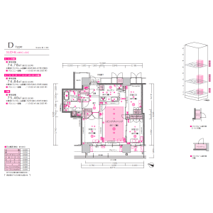 3LDK Mansion in Kashiiteriha - Fukuoka-shi Higashi-ku Floorplan