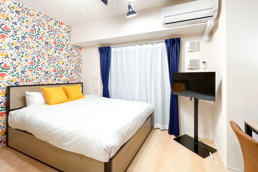 1K Apartment to Rent in Shinjuku-ku Bedroom