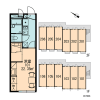 1K Apartment to Rent in Fukuoka-shi Sawara-ku Layout Drawing
