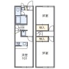 2DK Apartment to Rent in Iruma-gun Moroyama-machi Floorplan