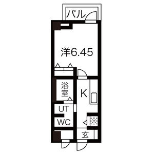 1K Mansion in Takaai - Osaka-shi Higashisumiyoshi-ku Floorplan