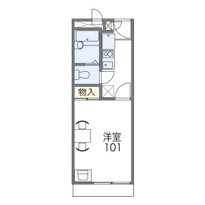 1K Apartment in Midorocho - Kishiwada-shi Floorplan