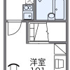 1K Apartment to Rent in Nagahama-shi Floorplan