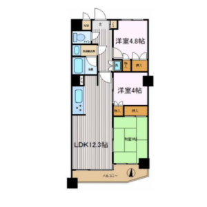 3LDK {building type} in Kanasugi - Funabashi-shi Floorplan