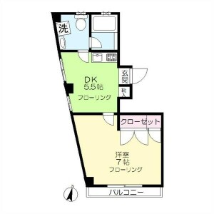 1DK Mansion in Kitamagome - Ota-ku Floorplan