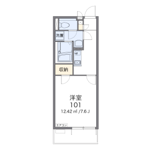 1K Mansion in Torocho - Saitama-shi Kita-ku Floorplan