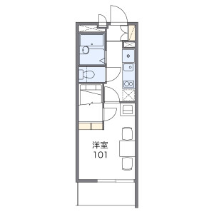 1K Mansion in Minamishijocho - Higashiosaka-shi Floorplan