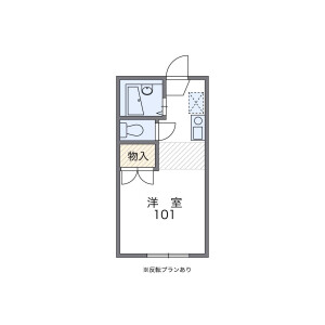 1K Apartment in Waseda - Misato-shi Floorplan