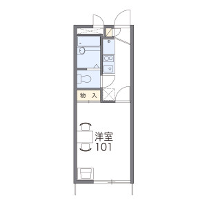 1K Apartment in Kitakoshigaya - Koshigaya-shi Floorplan