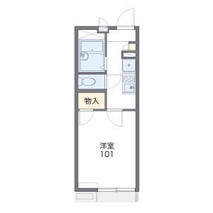 1K Apartment in Tsukinukecho - Kyoto-shi Kamigyo-ku Floorplan