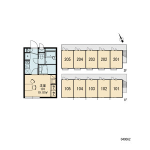 1K Apartment in Oyamadai - Setagaya-ku Floorplan