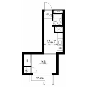 1DK Mansion in Kohinata - Bunkyo-ku Floorplan