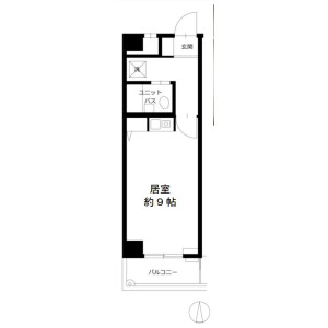 1R Mansion in Shirokane - Minato-ku Floorplan