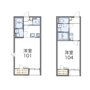 1K Apartment in Hikawadai - Nerima-ku Floorplan
