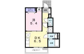 1DK Apartment in Kyonancho - Musashino-shi