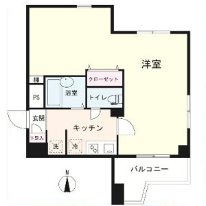 1K Mansion in Nishiwaseda(sonota) - Shinjuku-ku Floorplan