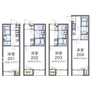 1K Apartment in Nerima - Nerima-ku Floorplan