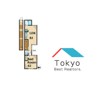 1LDK Apartment in Nishiogikita - Suginami-ku Floorplan