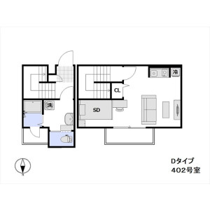 1LDK Mansion in Takada - Toshima-ku Floorplan