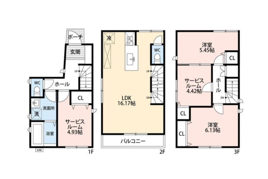 4LDK Apartment to Rent in Edogawa-ku Floorplan