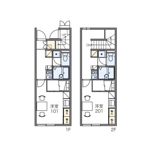 1K Apartment in Shimorenjaku - Mitaka-shi Floorplan