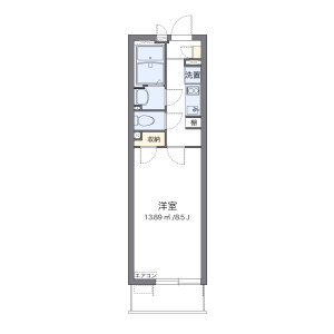 1K Mansion in Misato - Misato-shi Floorplan