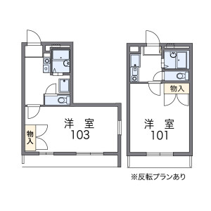 1K Apartment in Katakuramachi - Hachioji-shi Floorplan