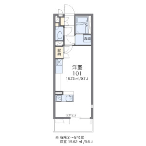 1K Mansion in Otsucho - Yokosuka-shi Floorplan