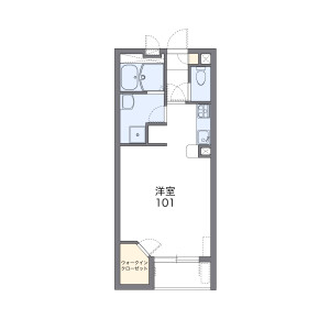 1K Apartment in Amami nishi - Matsubara-shi Floorplan