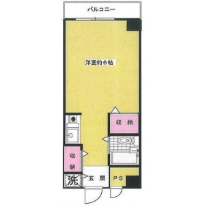 1R Mansion in Hakusan(1-chome) - Bunkyo-ku Floorplan