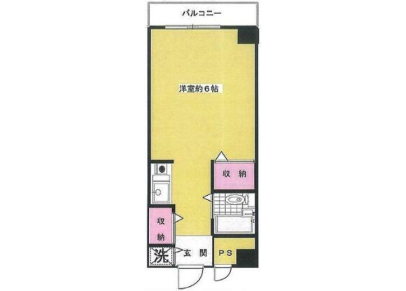 1R Apartment to Rent in Bunkyo-ku Floorplan