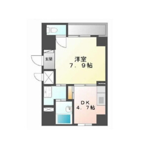 1DK Mansion in Nakameguro - Meguro-ku Floorplan