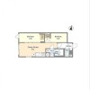 2DK Apartment to Rent in Bunkyo-ku Floorplan