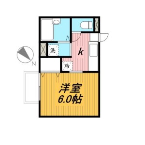 1K Apartment in Yuko - Chiba-shi Chuo-ku Floorplan