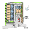 1K Apartment to Rent in Asaka-shi Map