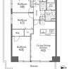 3LDK Apartment to Rent in Minato-ku Floorplan