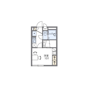 1K Apartment in Saiwaicho - Kawasaki-shi Saiwai-ku Floorplan