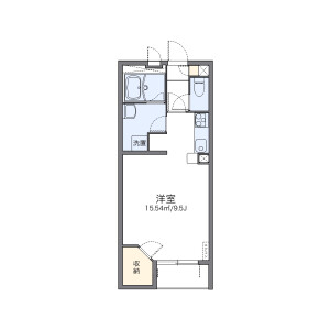 1K Apartment in Ninatawakazono - Kitakyushu-shi Kokuraminami-ku Floorplan