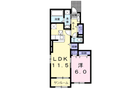 1LDK Apartment in Hibarigaokakita - Nishitokyo-shi