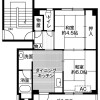 2DK Apartment to Rent in Toyama-shi Floorplan