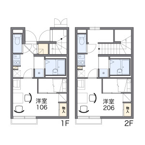 1K Apartment in Unane - Setagaya-ku Floorplan