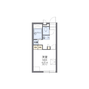 1K Apartment in Hirodacho - Sasebo-shi Floorplan