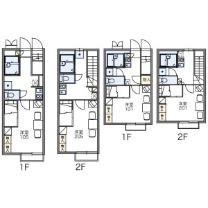 1K Apartment in Miyacho - Gamagori-shi Floorplan
