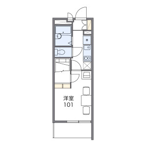1K Mansion in Tokumaru - Itabashi-ku Floorplan